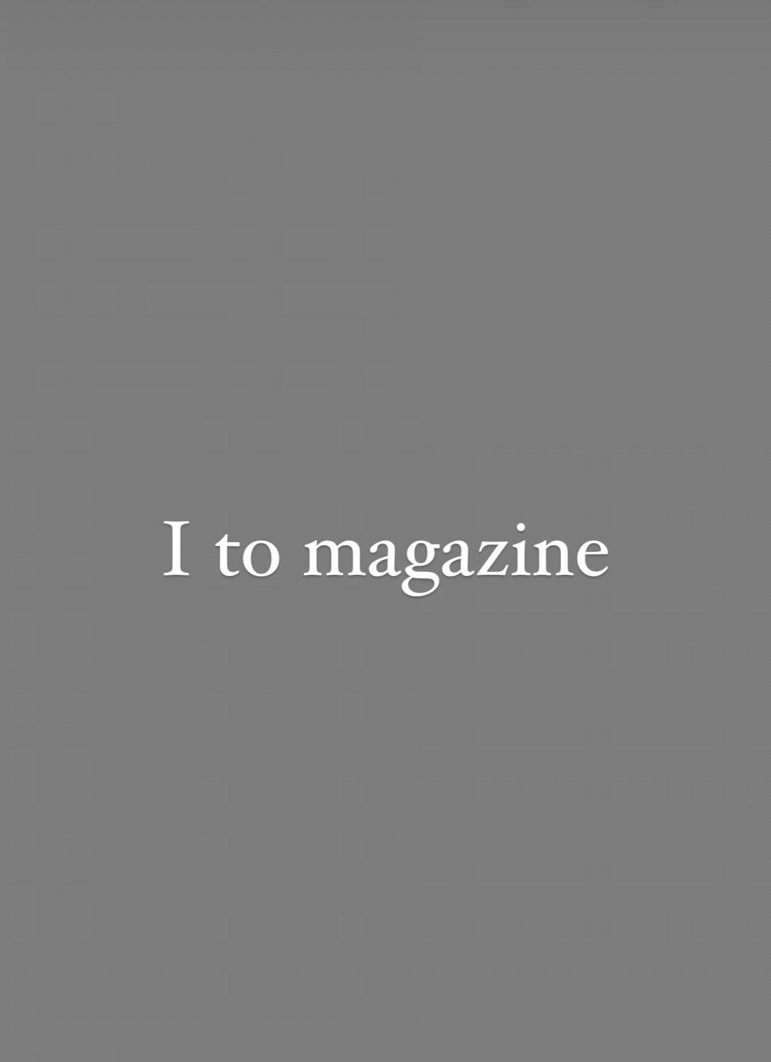 I to magazine(イトマガジン)