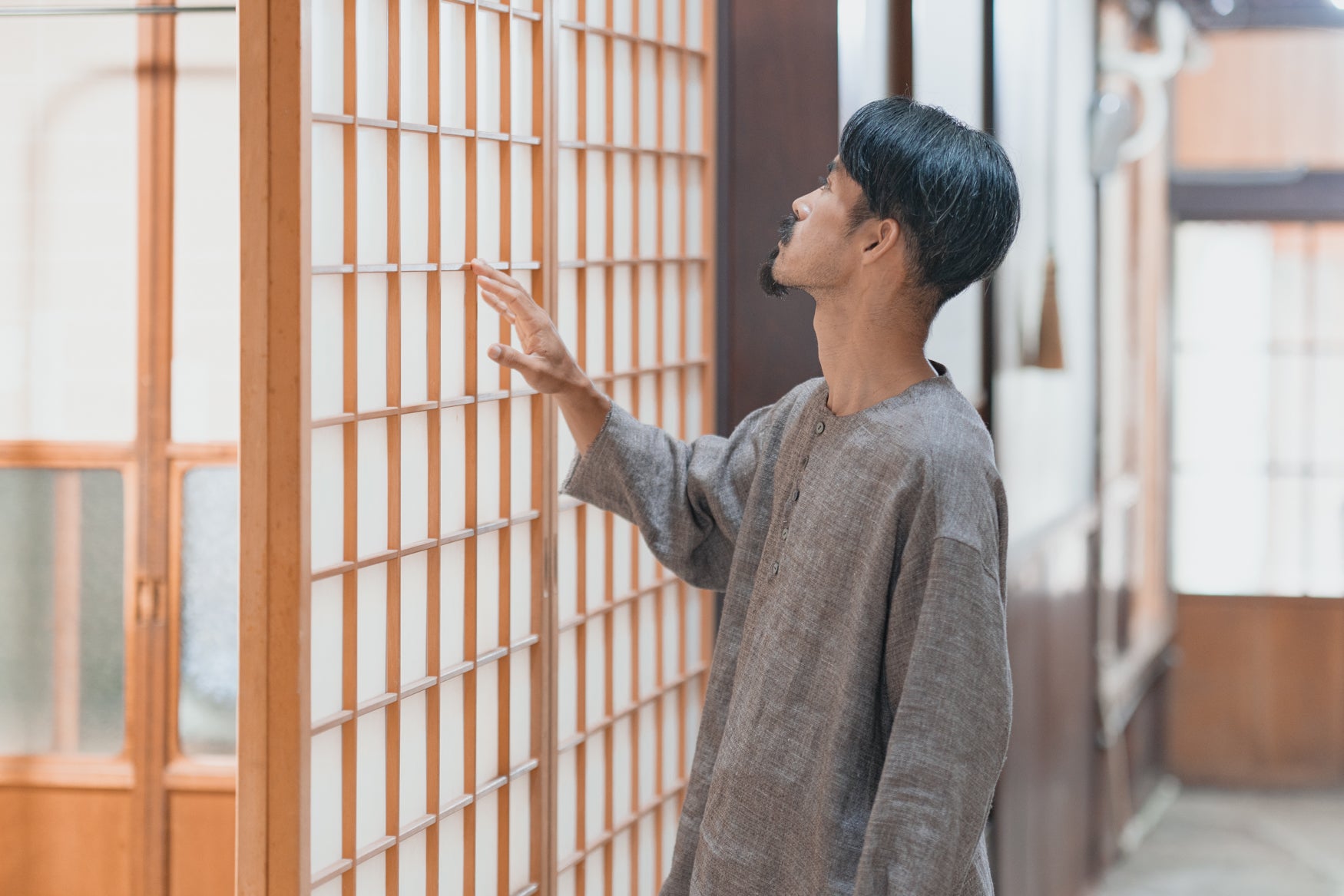 Linen Silk Chambray Pullover