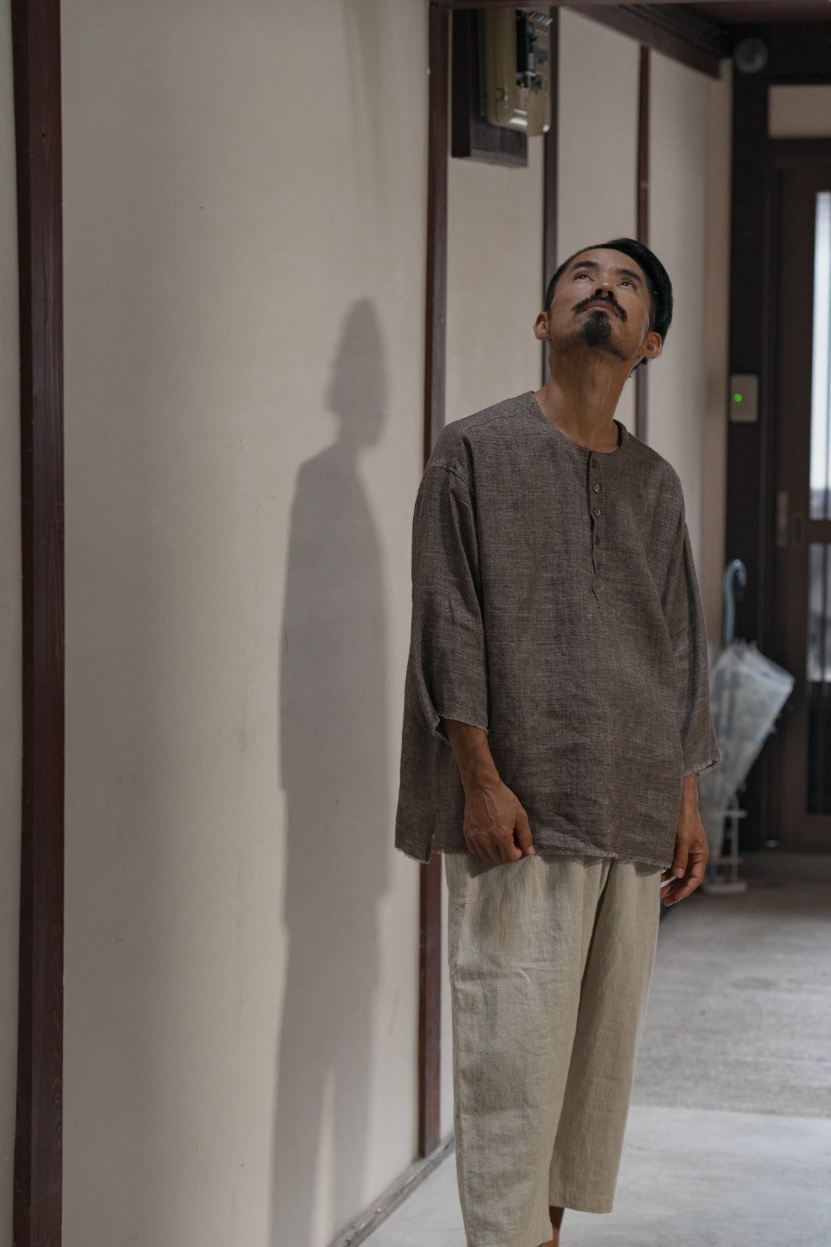 Linen Silk Chambray Pullover