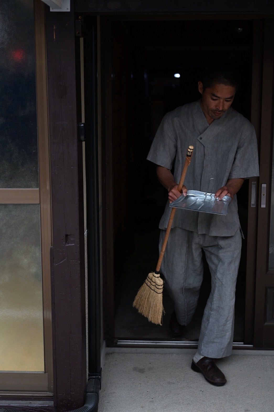 High-density Japanese paper linen pants