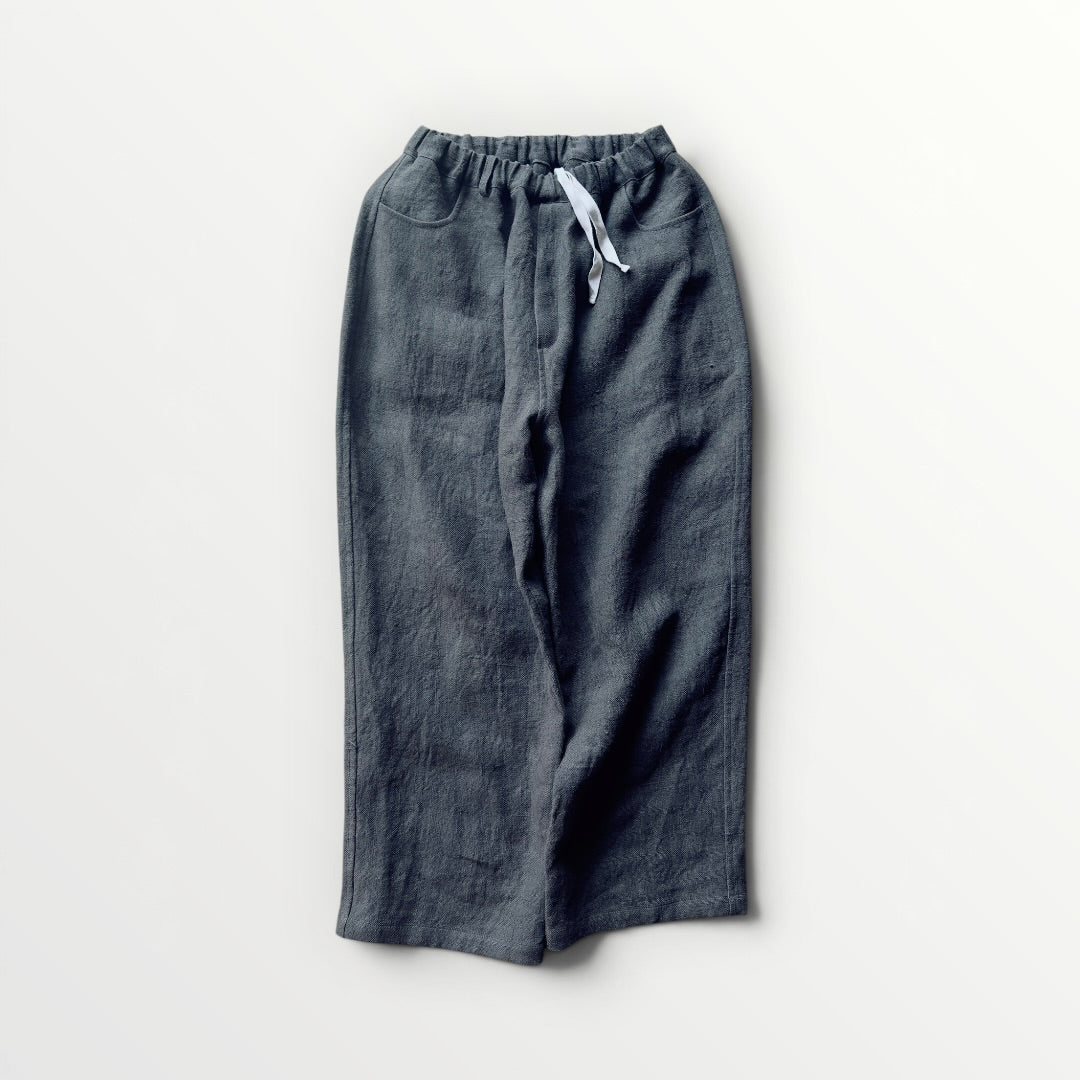 8 linen straight pants