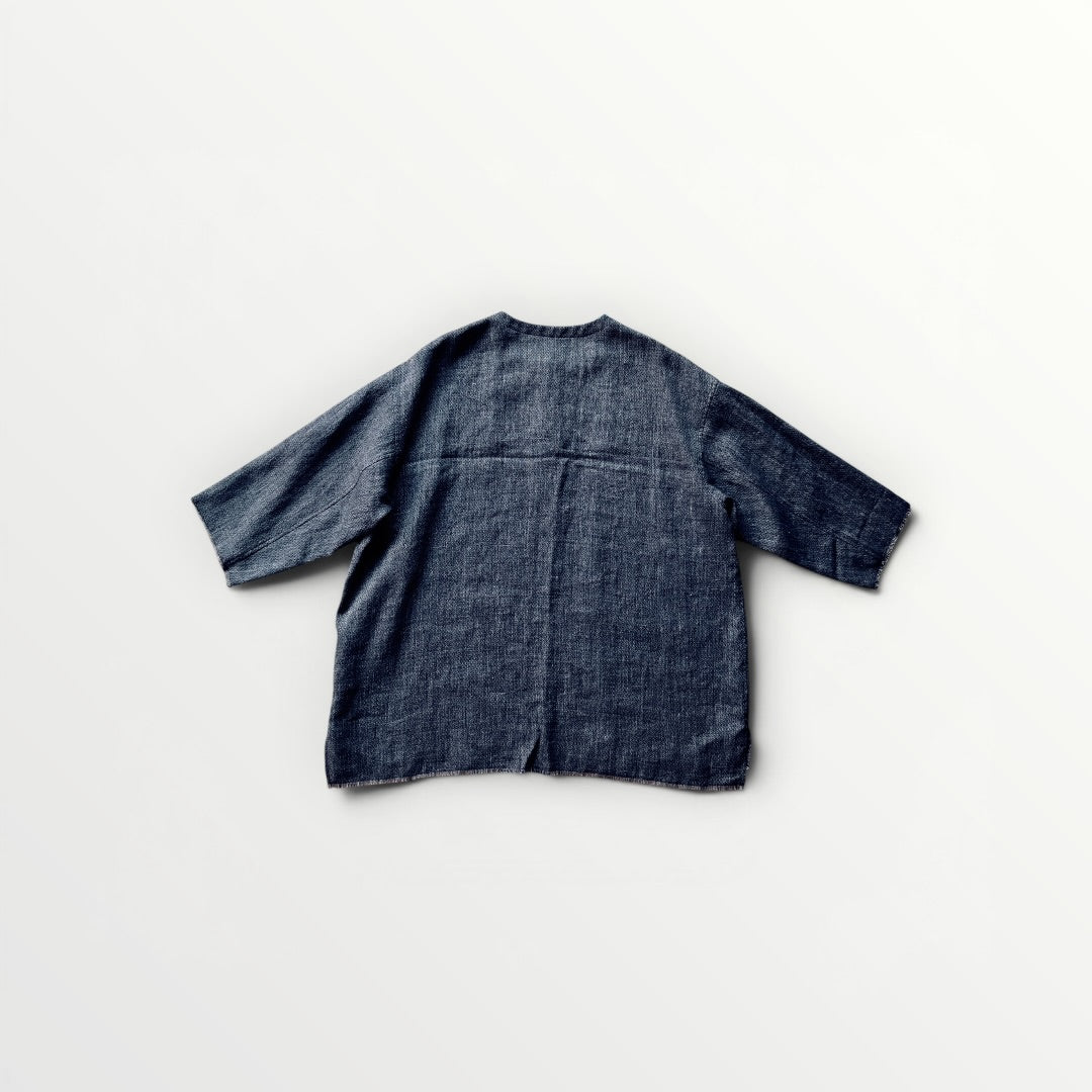 Linen Silk Chambray Pullover