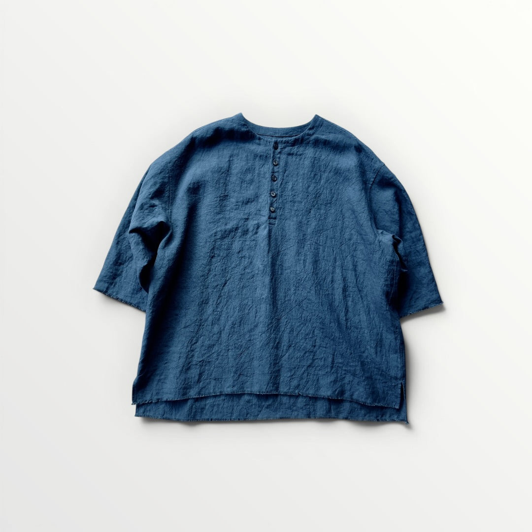 Sun-dried linen pullover