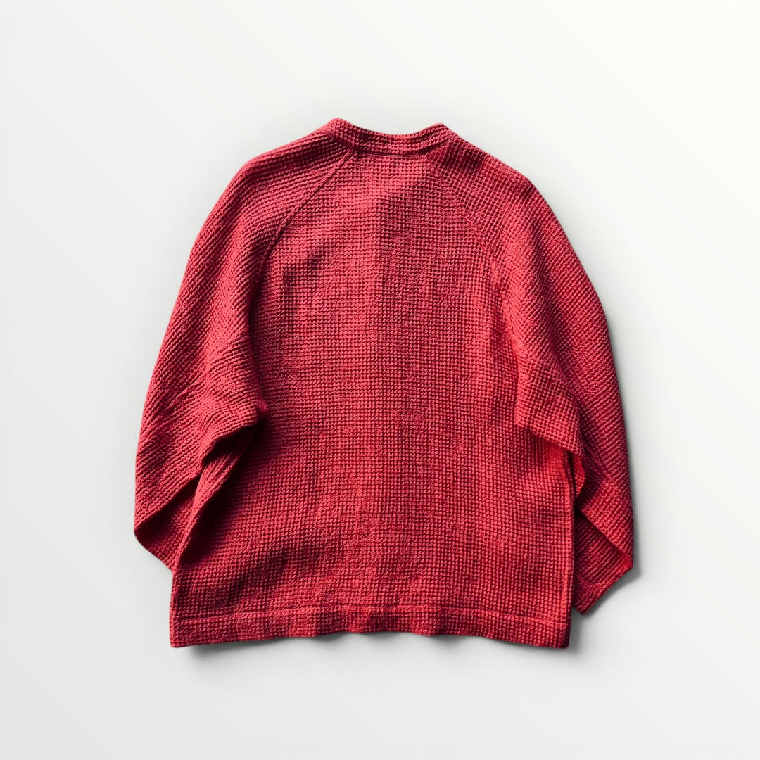 Beehive Weave Linen Stand Jacket
