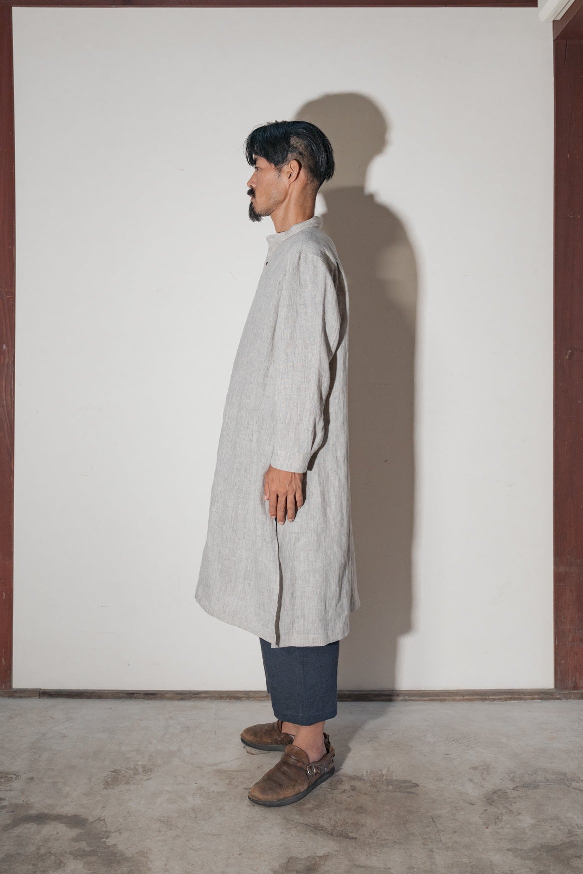 Ramie Linen TOP Long Shirt