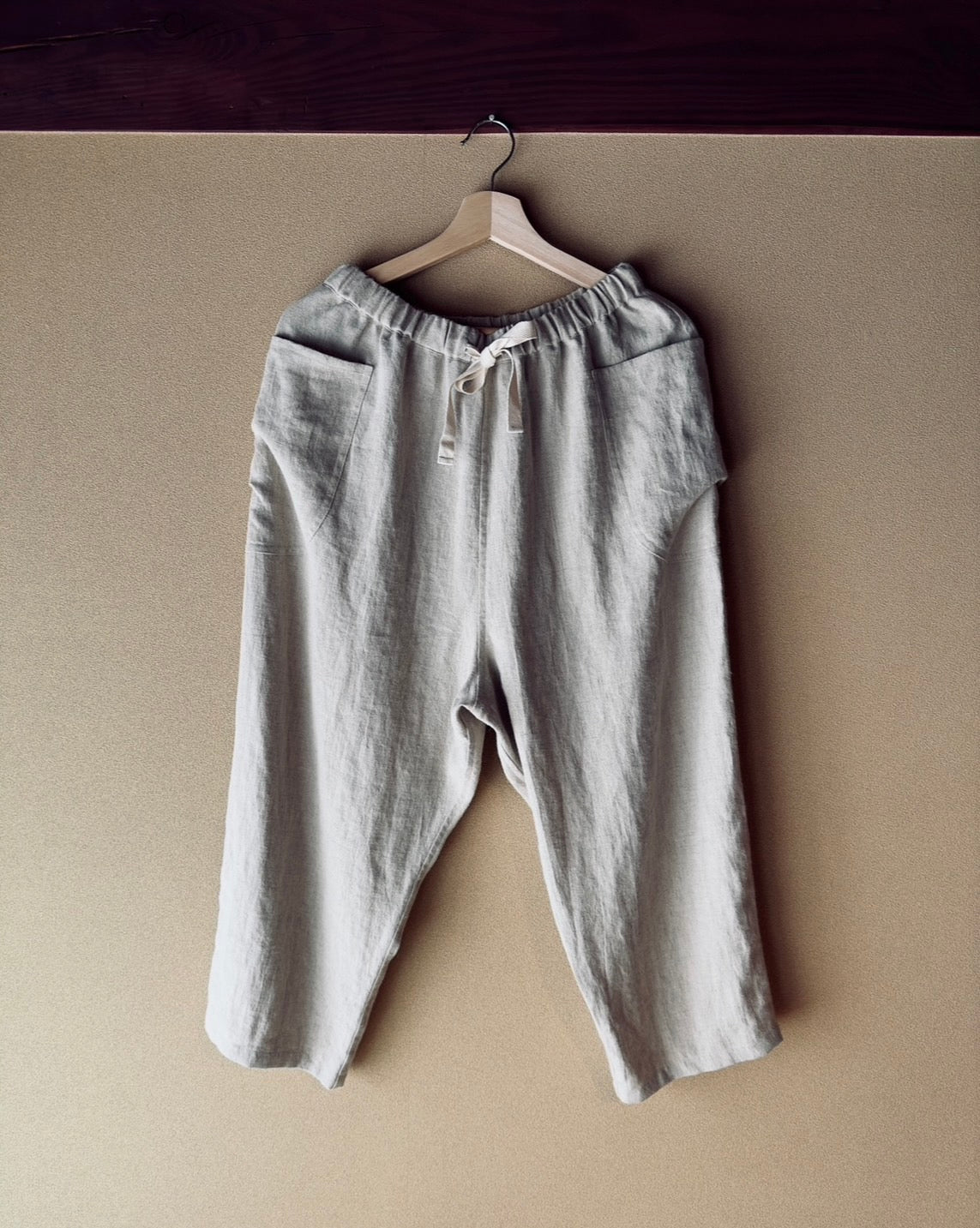 Ramie linen SOFT crop pants