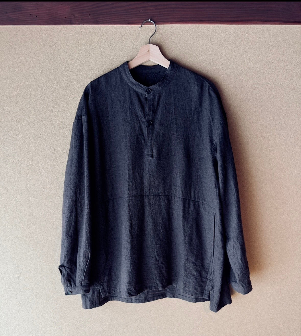 Ramie linen overshirt