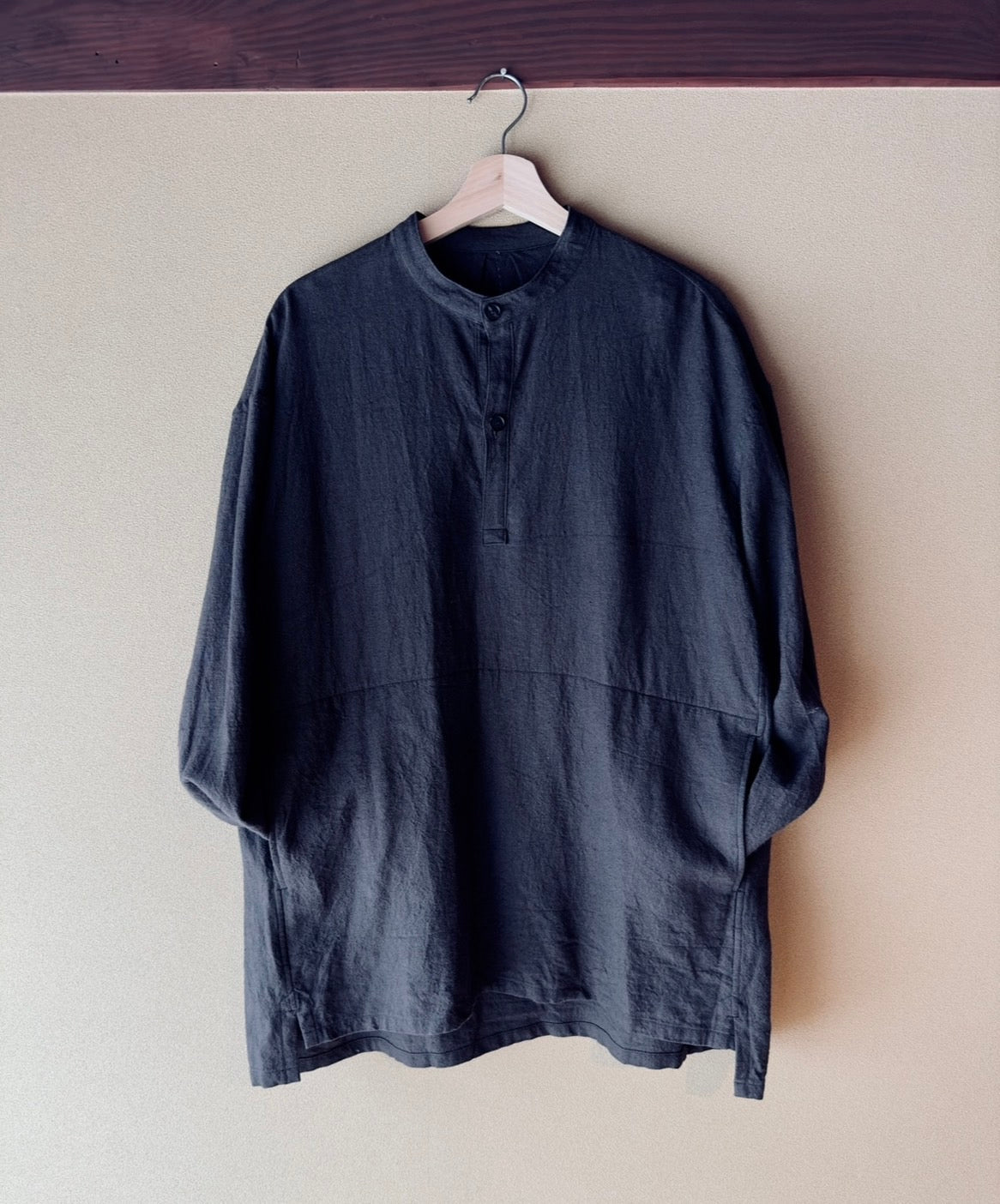 Ramie linen overshirt