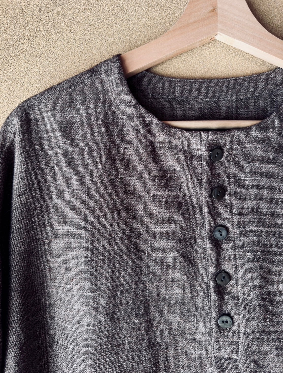 Linen Silk Chambray Pullover