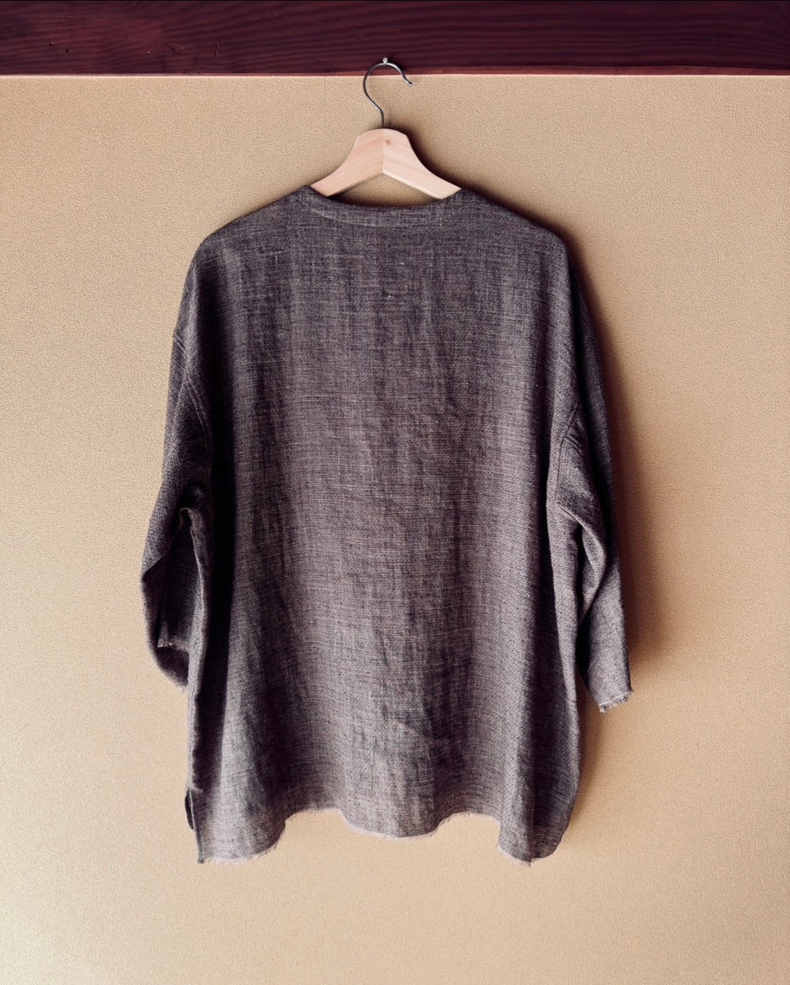 Linen Silk Chambray Pullover