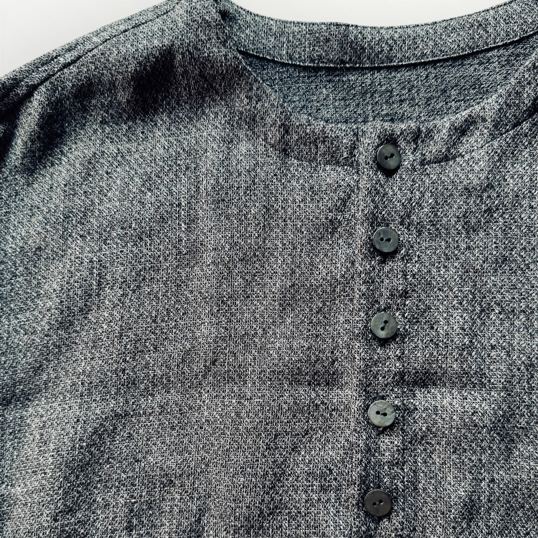 Linen Silk Chambray Pullover