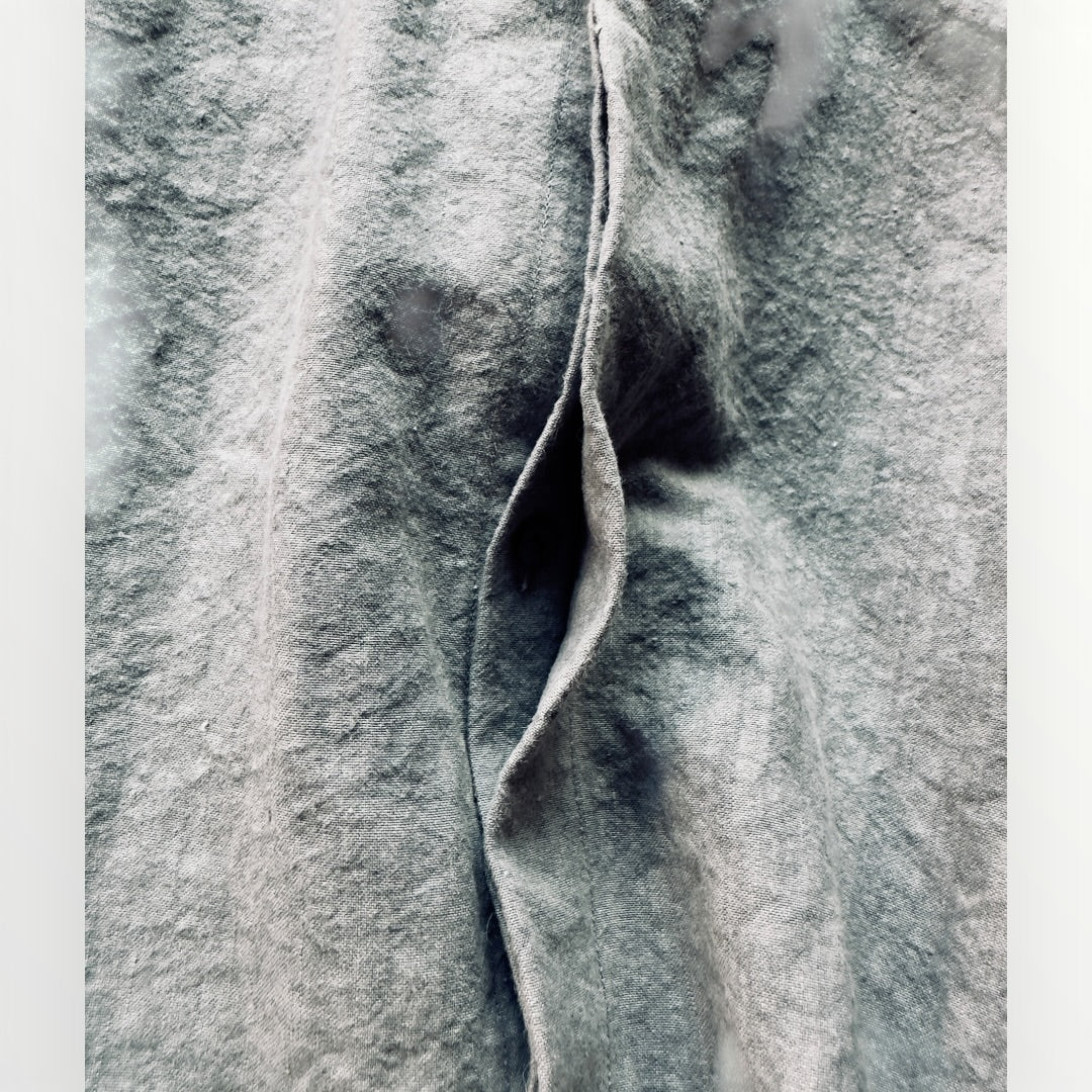 High-density Japanese paper linen back pintuck shirt