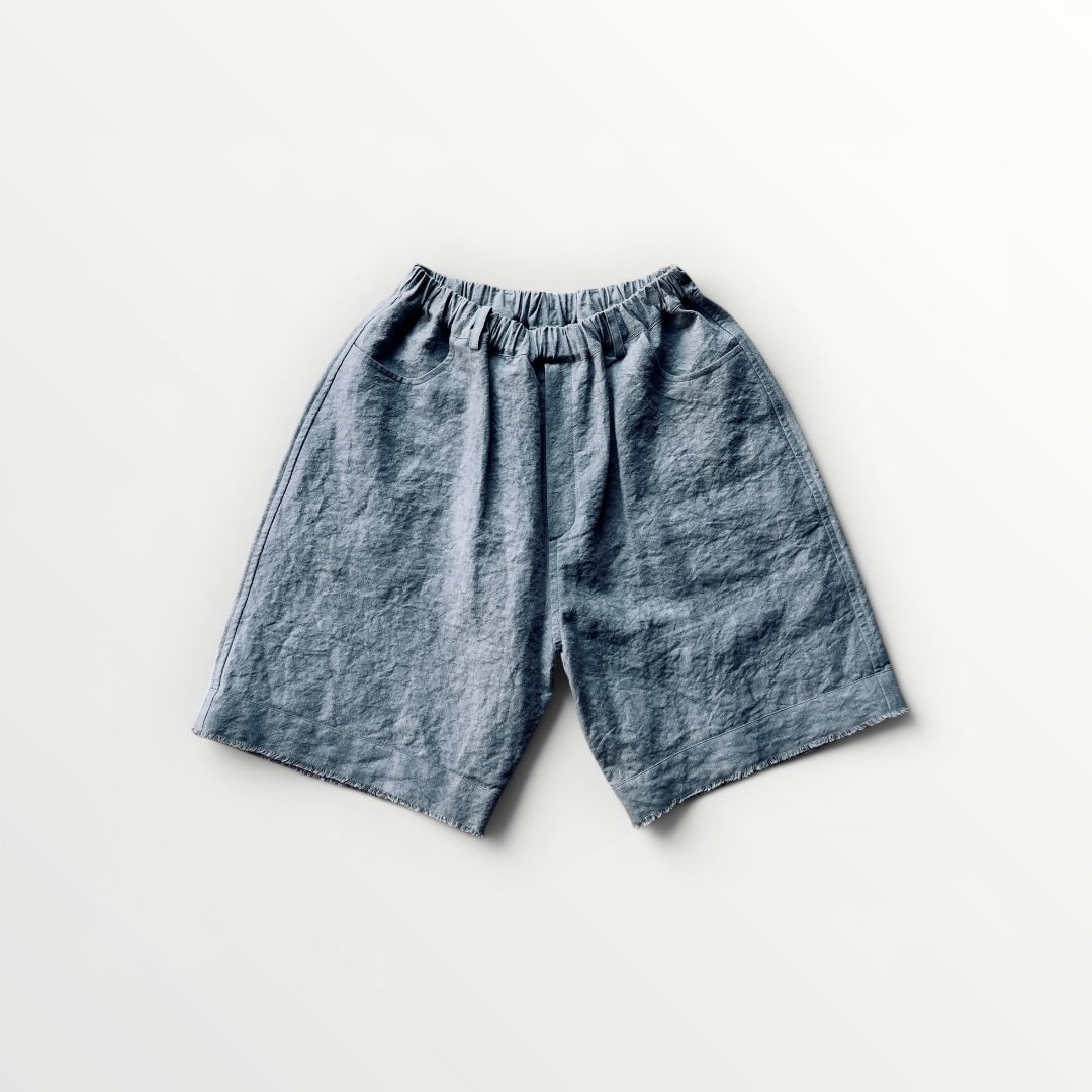High-density Japanese paper linen shorts