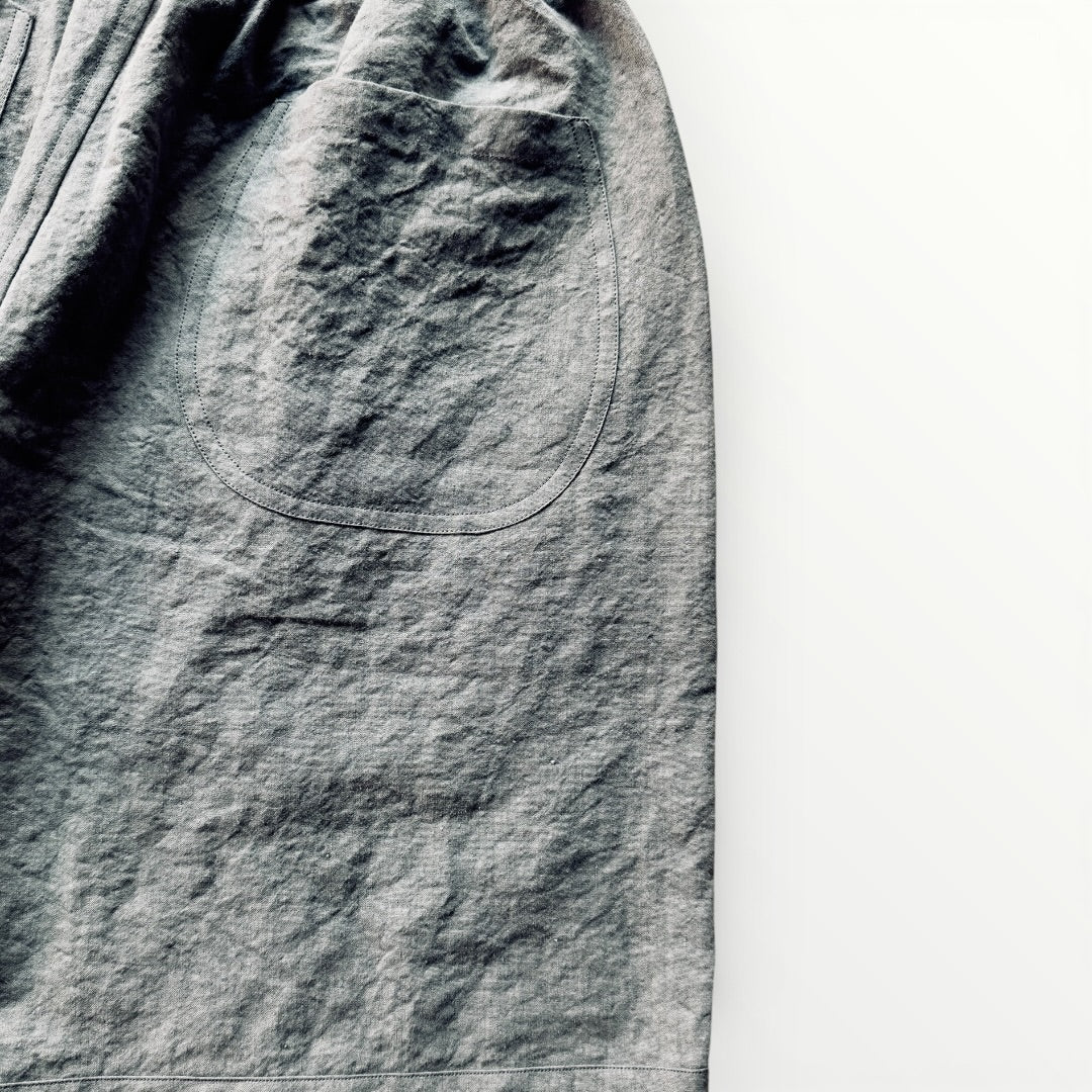 High-density Japanese paper linen shorts