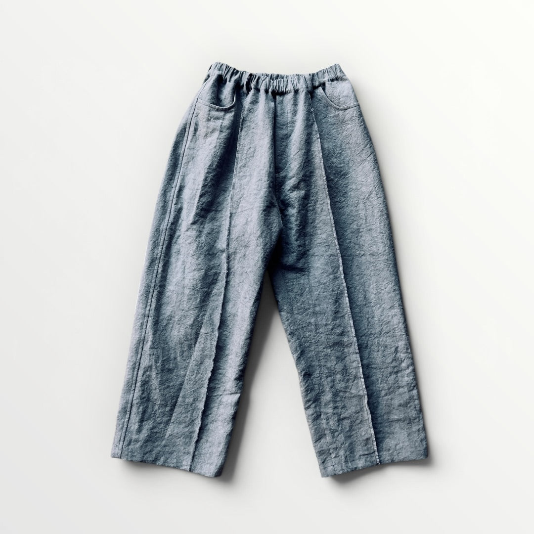 High-density Japanese paper linen pants