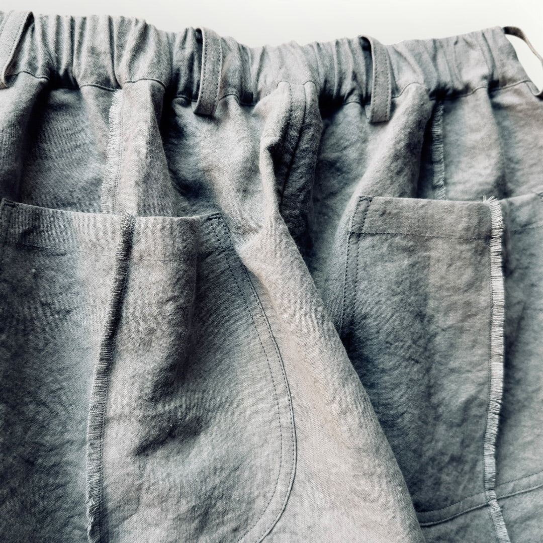 High-density Japanese paper linen pants
