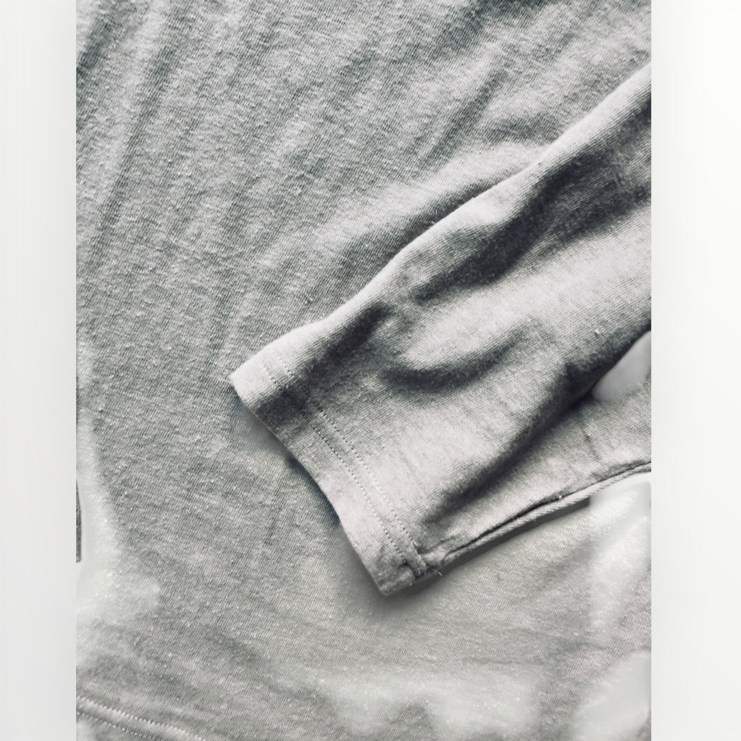 Cotton Linen Long T-Shirt
