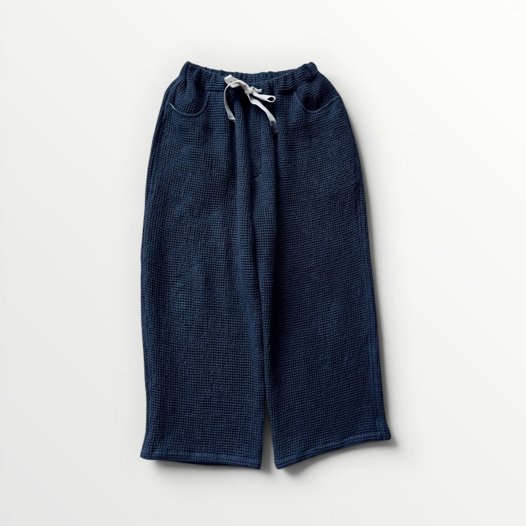Beehive weave linen pants