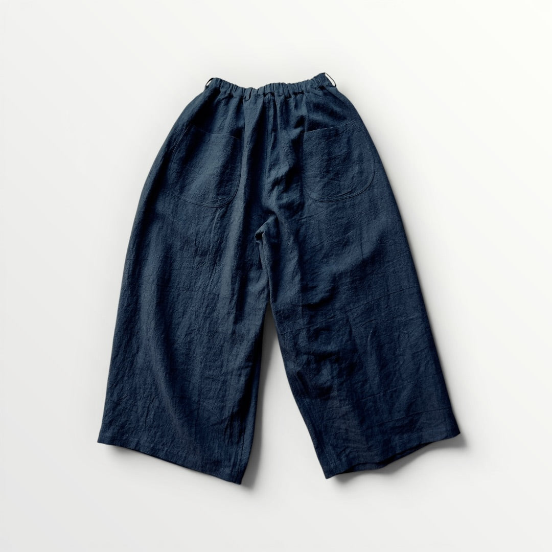 Ramie linen hakama pants