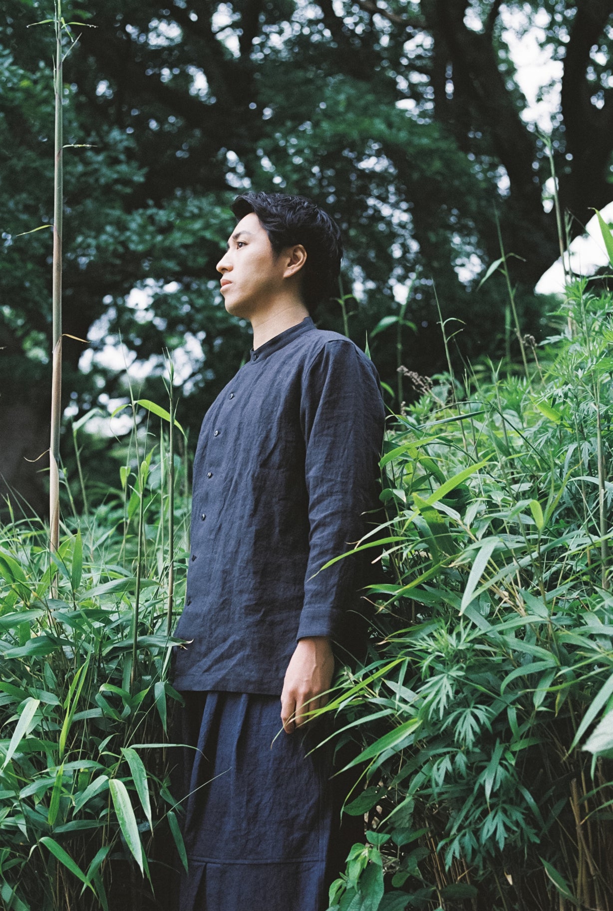 Sun-dried linen shirt