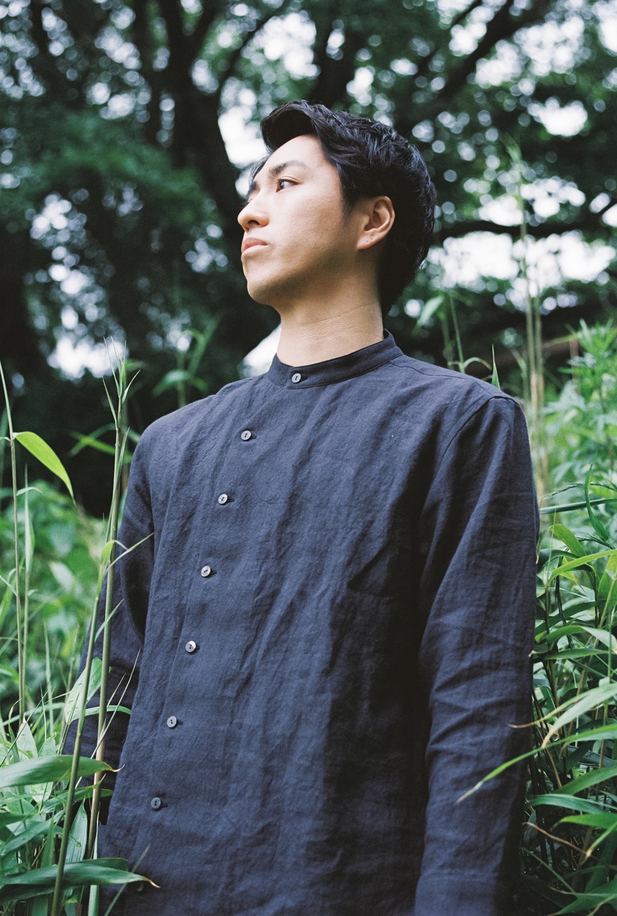 Sun-dried linen shirt